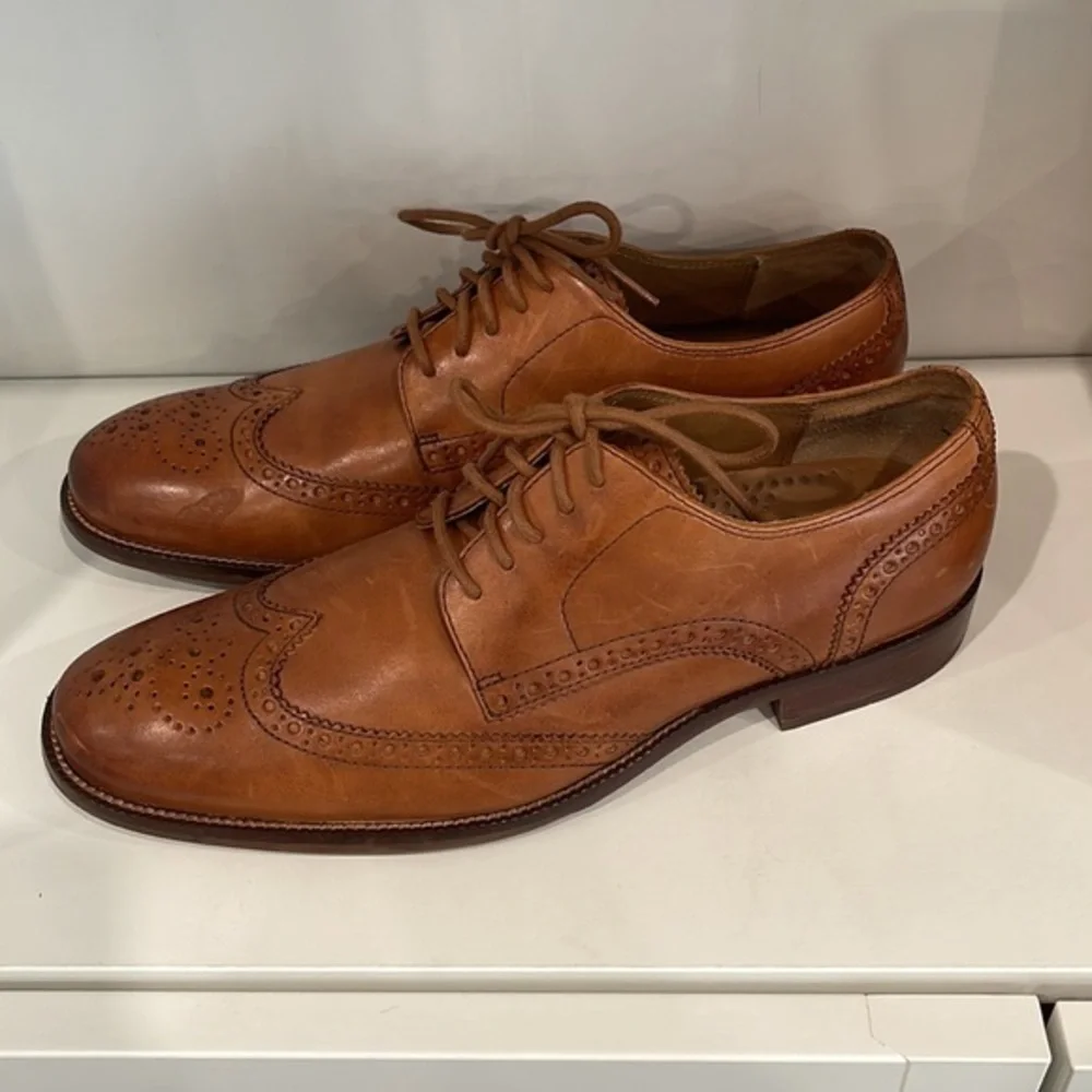 Cole Haan Mens Williams C22266‎ Brown Round Toe Oxford Dress Shoes Size 8 M
